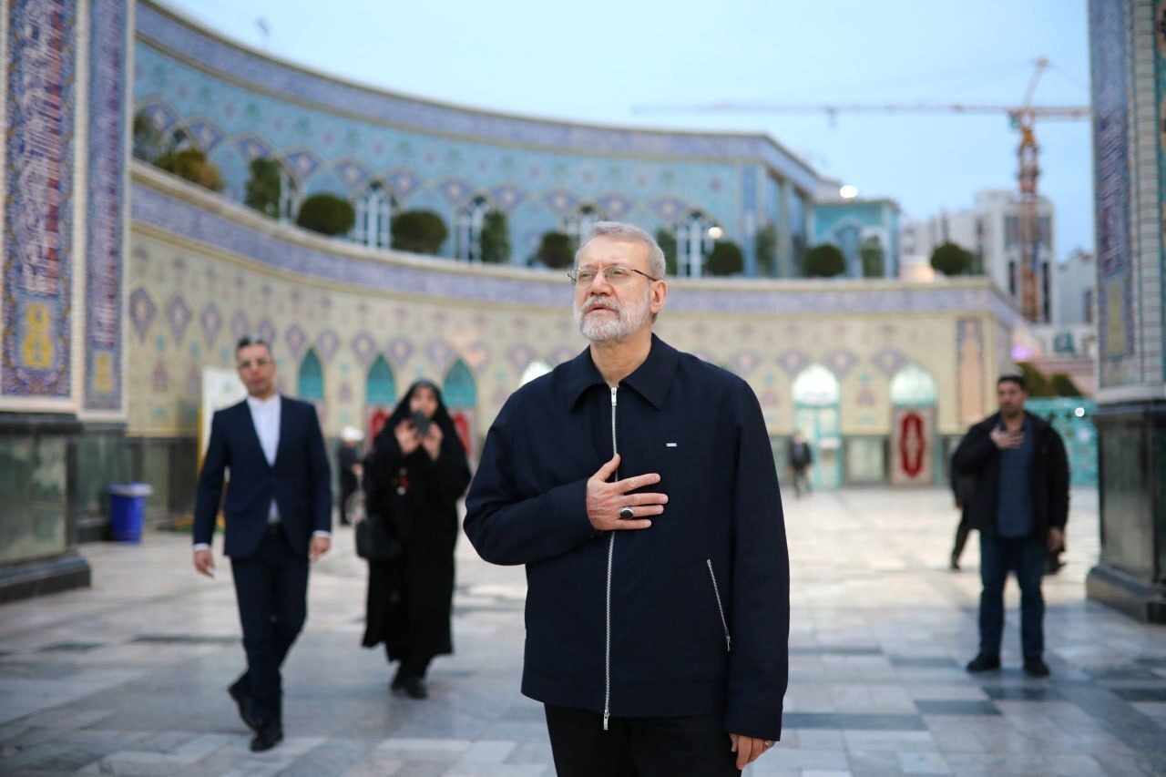 علي لاريجانی در قم