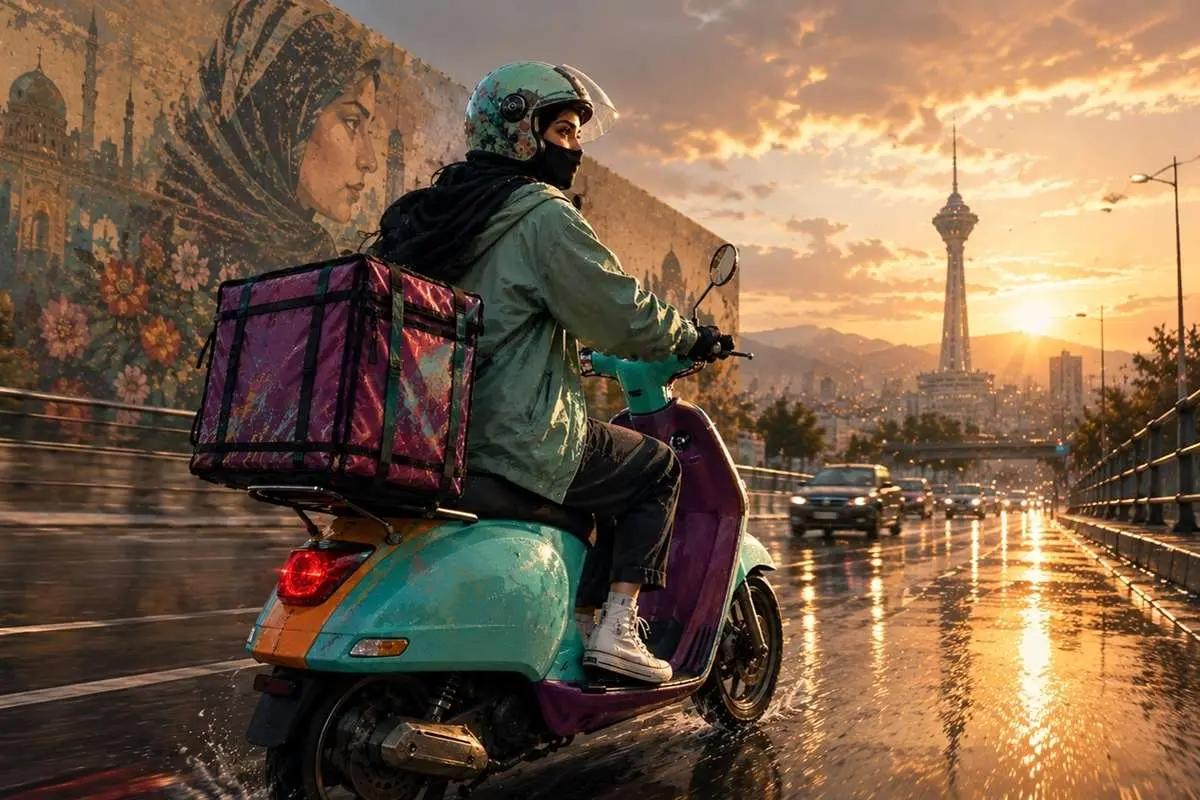 زندگی روی دو چرخ بدون گواهینامه/ زنان پیک موتوری چطور این روزها امرار معاش می‌کنند؟