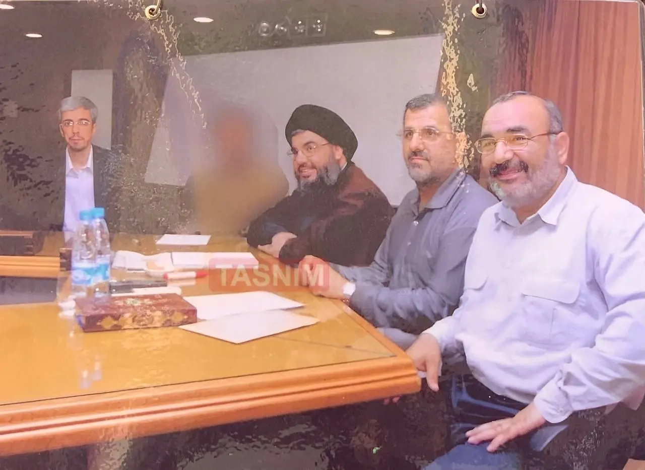 تصویر دیده نشده از سرداران شهید ایران در کنار حسن نصرالله