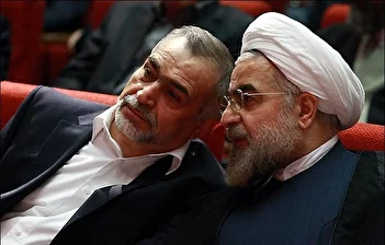 عکس/ تغییر چهره حسین فریدون در مراسم ختم خواهر خاتمی