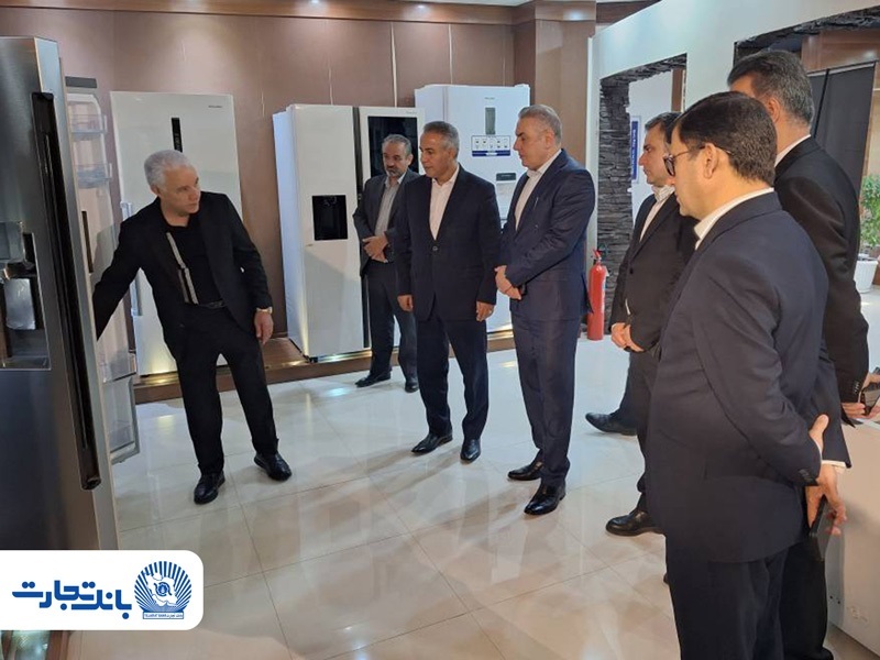 بازدید قائم‌مقام بانک تجارت از