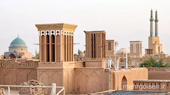 عکس / سازه‌ای رویایی با ادغام سنت و مدرنیته در قلب یزد
