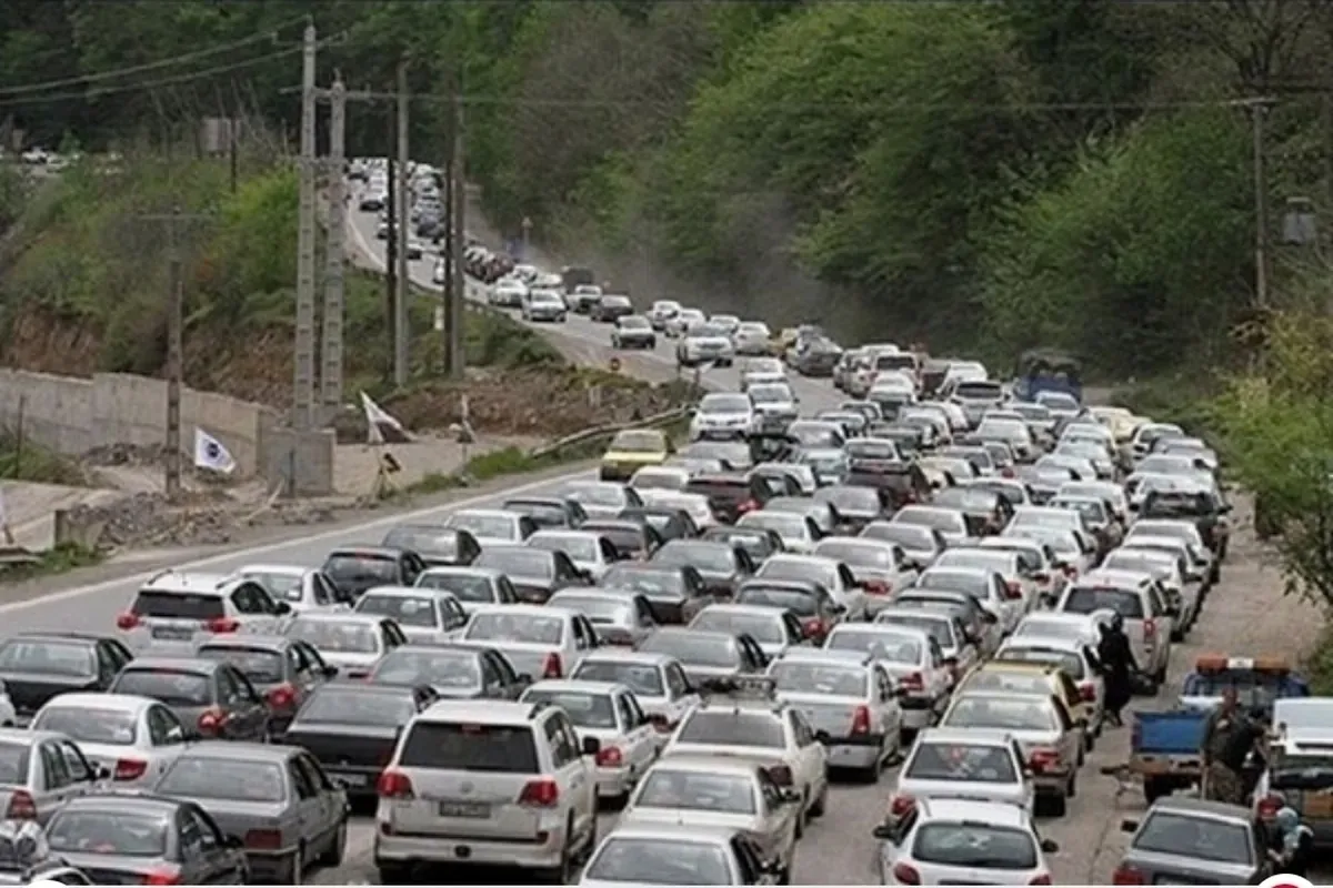 ترافیک سنگین در محورهای شمالی و آزادراه‌های منتهی به تهران