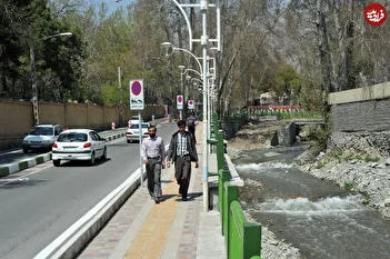 عکس / نمایی از «پل رومی قیطریه» در سال ۱۳۳۲