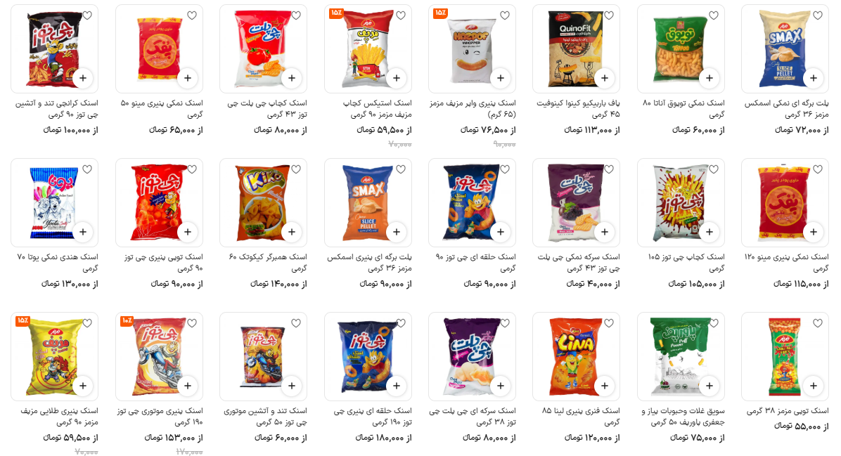 حذف تدریجی تنقلات از سبد معیشتسایه تورم و کاهش قدرت خرید!