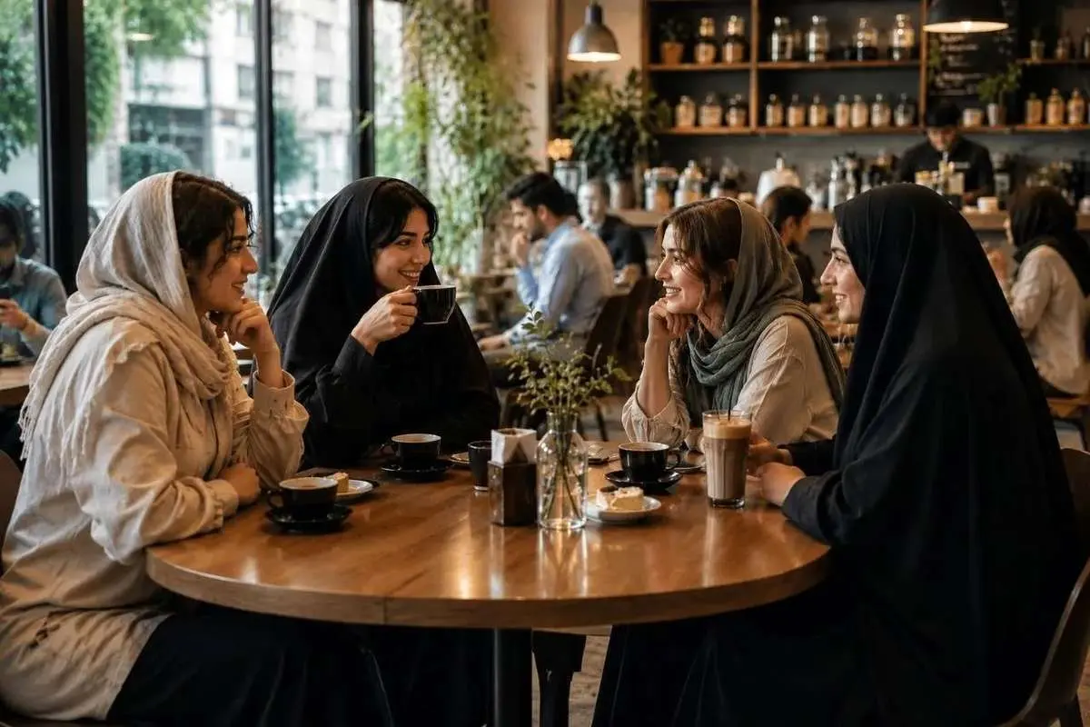 کافه‌ها زیر سایه بحث حجاب
