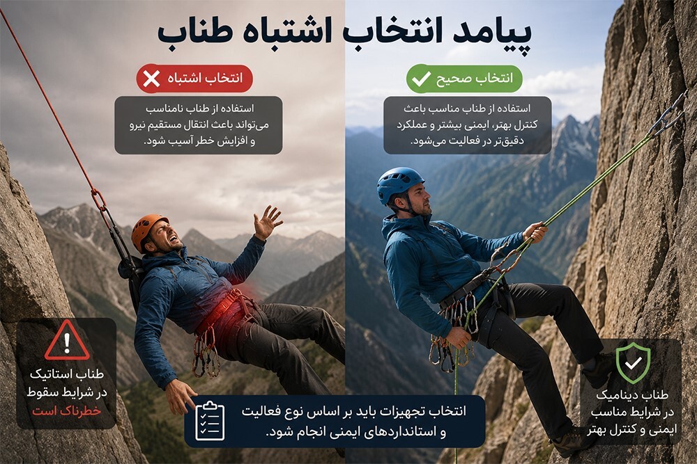 راهنمای انتخاب و خرید طناب کوهنوردی؛ انواع و کاربردها راهنمای انتخاب و خرید طناب کوهنوردی؛ انواع و کاربردها