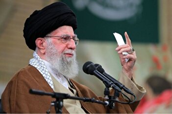 فیلم/ واکنش سیدمسعود خامنه‌ای بعد از حمله به بیت رهبری