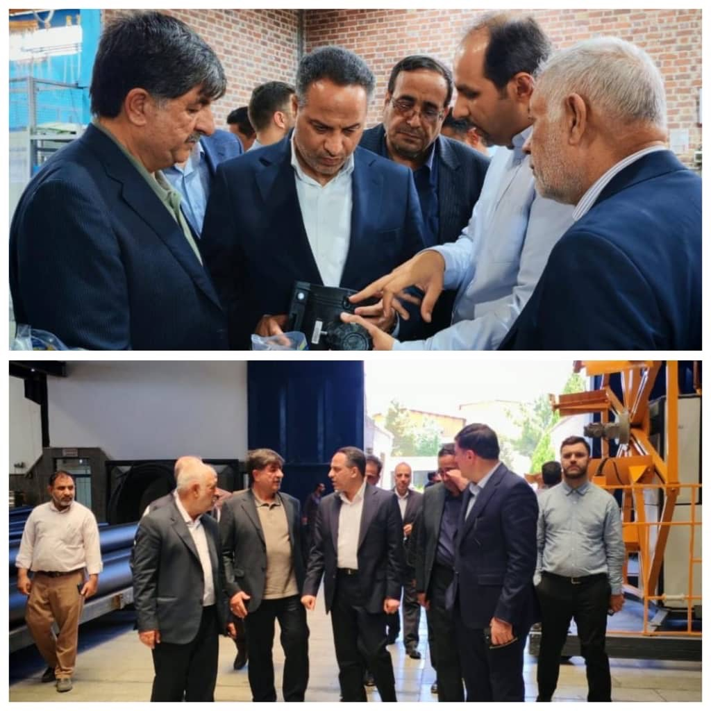بازید مدیر عامل شرکت آبفا کشور از گروه صنعتی انهار حیات