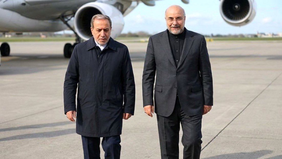 قالیباف و عراقچی زیر تیغ شعارها قالیباف و عراقچی زیر تیغ شعارها