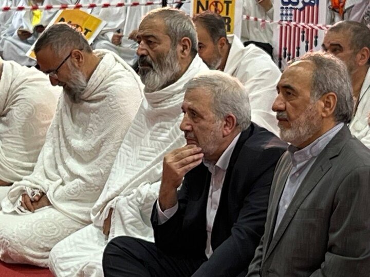 برگزاری مراسم برائت از مشرکین در صحرای عرفات + عکس