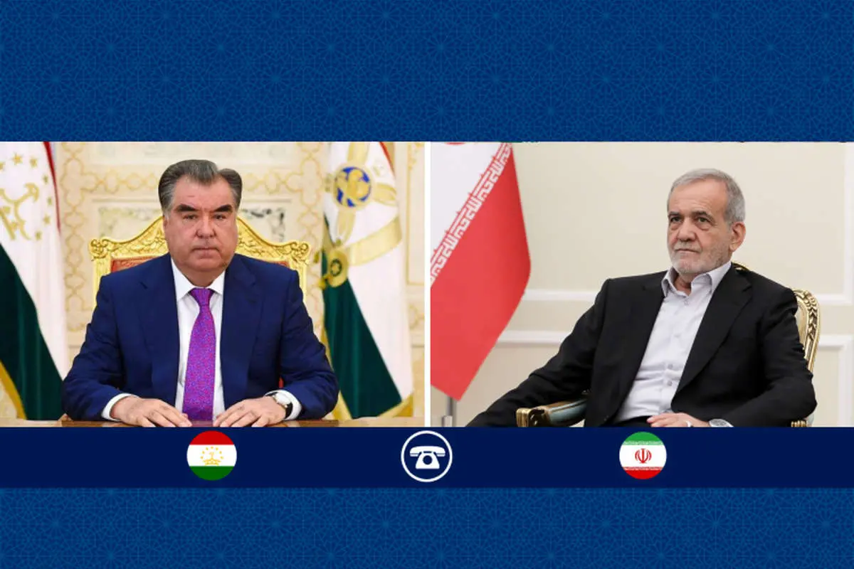 روسای جمهور ایران و تاجیکستان