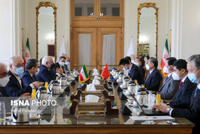 دیدار وانگ ئی وزیر خارجه چین با محمدجواد ظریف