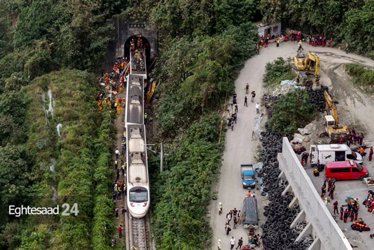 تصادف مرگبار قطار و کامیون در تایوان