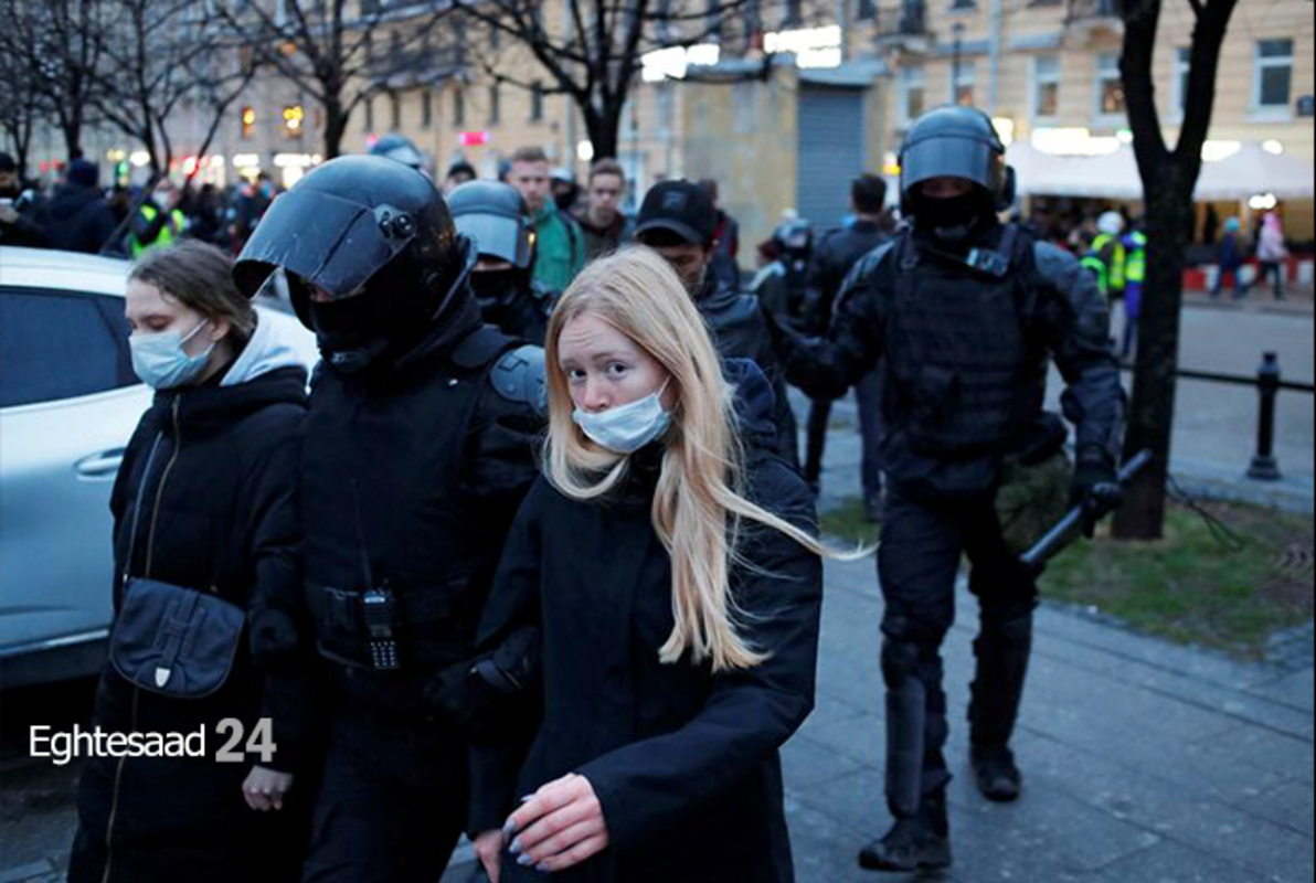 تظاهرات و بازداشت حامیان ناوالنی در روسیه