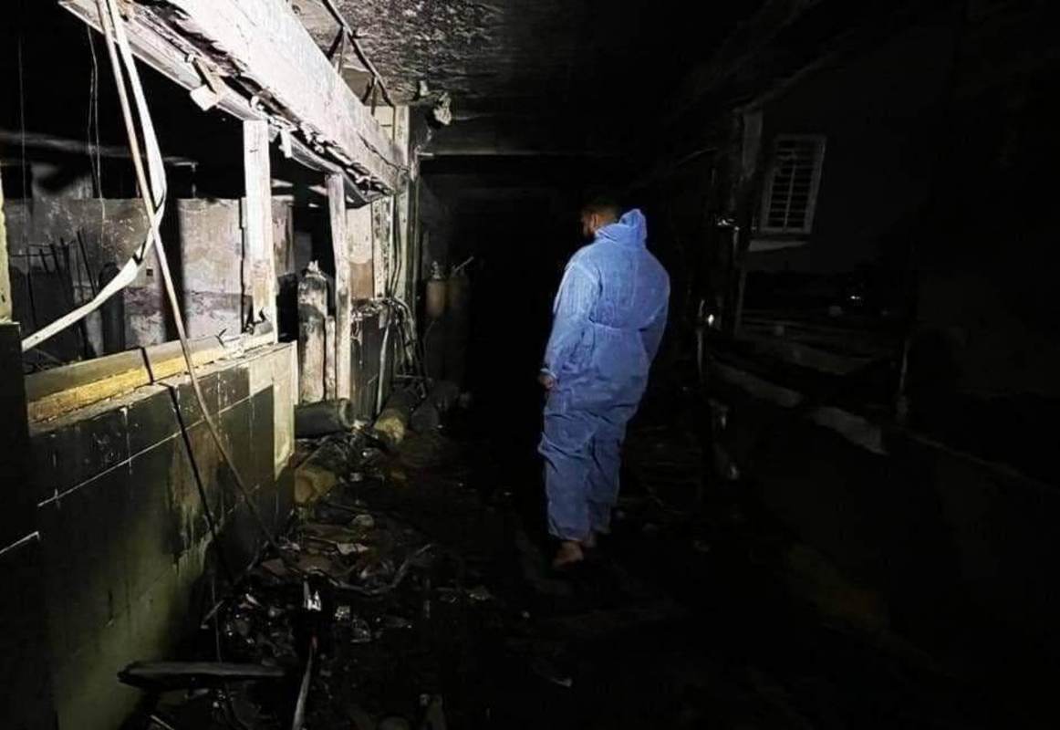 انفجار بیمارستان بیماران کرونایی در عراق