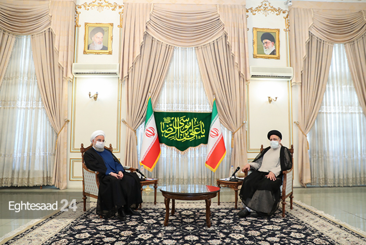 حضور روحانی در دفتر رئیسی