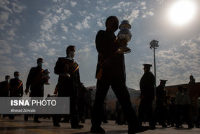 دسته عزاداری خادمان کریمه اهل بیت(ع) در سالروز شهادت امام رضا(ع)