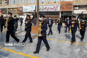 دسته عزاداری خادمان کریمه اهل بیت(ع) در سالروز شهادت امام رضا(ع)