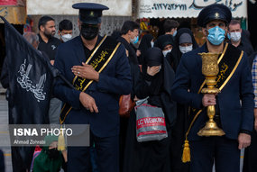 دسته عزاداری خادمان کریمه اهل بیت(ع) در سالروز شهادت امام رضا(ع)