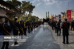دسته عزاداری خادمان کریمه اهل بیت(ع) در سالروز شهادت امام رضا(ع)