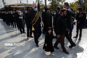 دسته عزاداری خادمان کریمه اهل بیت(ع) در سالروز شهادت امام رضا(ع)