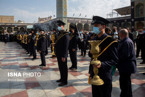 دسته عزاداری خادمان کریمه اهل بیت(ع) در سالروز شهادت امام رضا(ع)