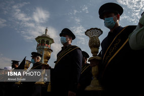 دسته عزاداری خادمان کریمه اهل بیت(ع) در سالروز شهادت امام رضا(ع)