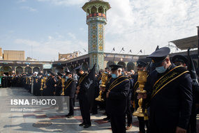 دسته عزاداری خادمان کریمه اهل بیت(ع) در سالروز شهادت امام رضا(ع)