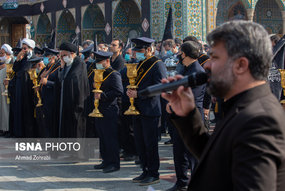دسته عزاداری خادمان کریمه اهل بیت(ع) در سالروز شهادت امام رضا(ع)
