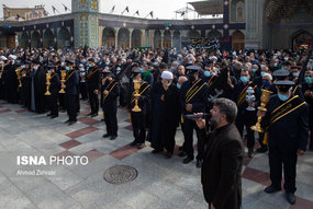 دسته عزاداری خادمان کریمه اهل بیت(ع) در سالروز شهادت امام رضا(ع)