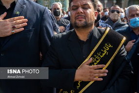 دسته عزاداری خادمان کریمه اهل بیت(ع) در سالروز شهادت امام رضا(ع)