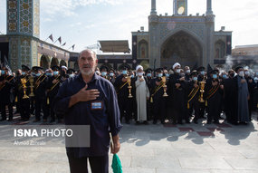 دسته عزاداری خادمان کریمه اهل بیت(ع) در سالروز شهادت امام رضا(ع)