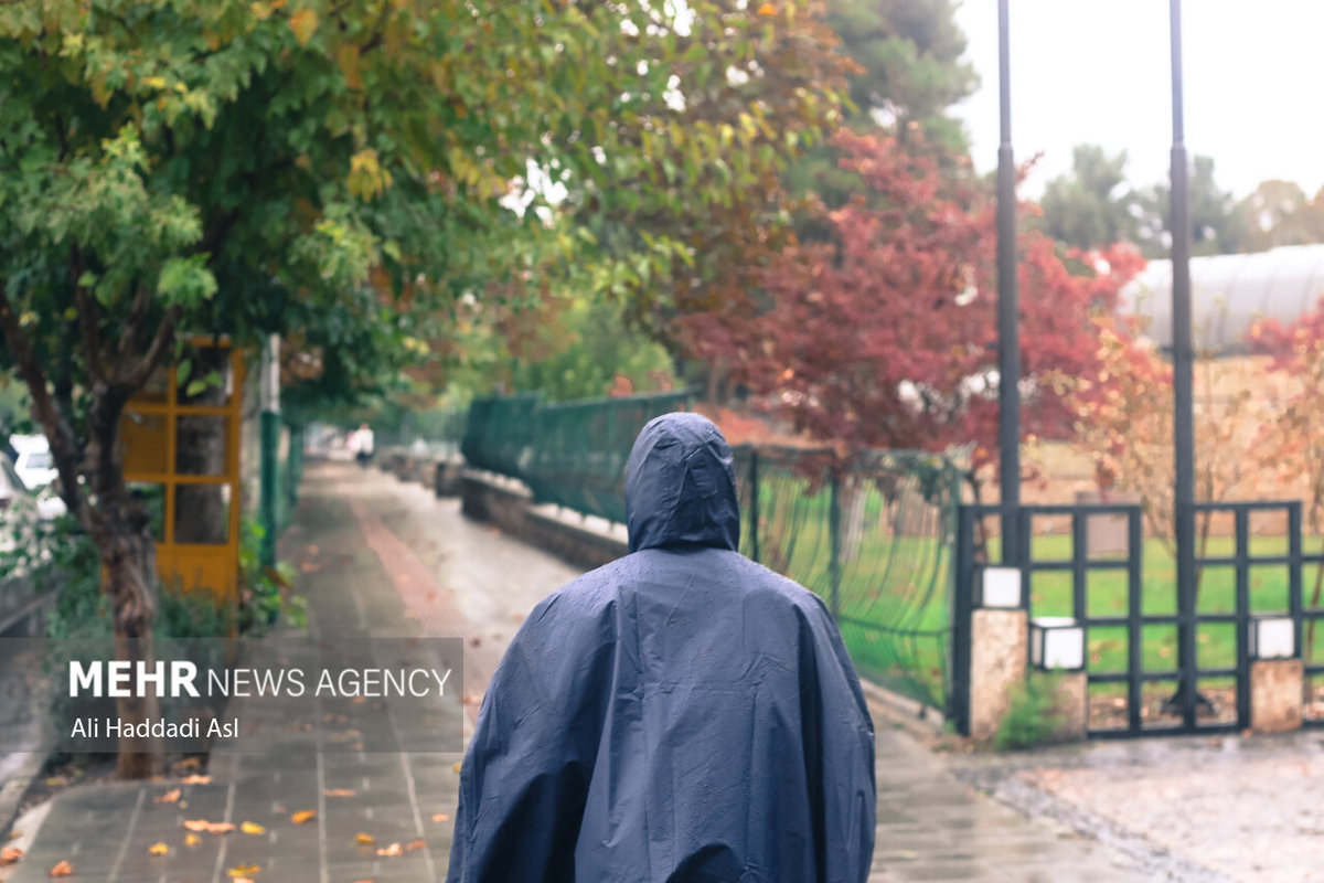 تصاویری از اولین باران پاییزی در تهران