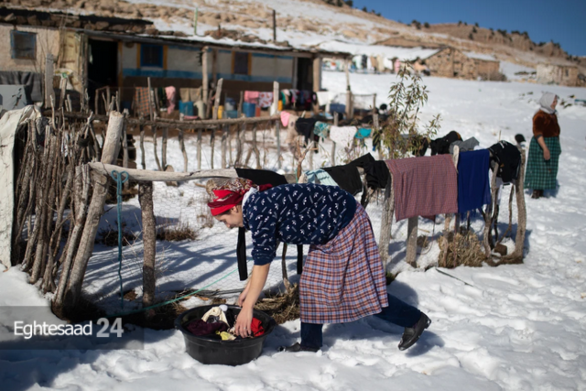 برف سنگین در روستا‌های دور افتاده مراکش 