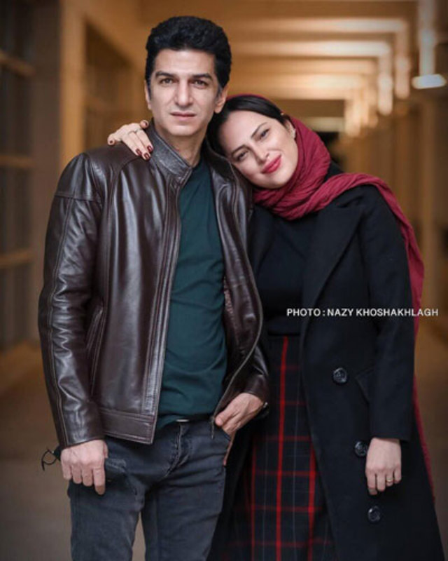 عکس عاشقانه شیرین اسماعیلی و همسرش