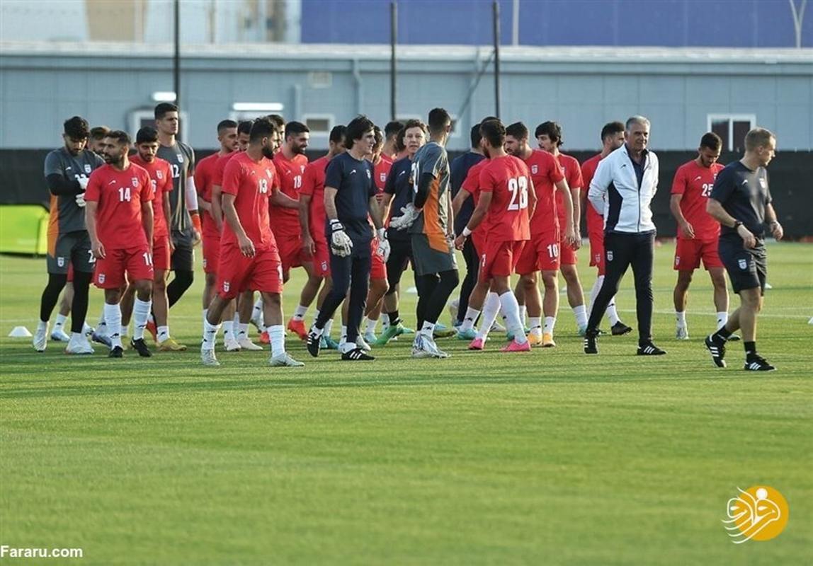 اولین تمرین تیم ملی ایران در قطر