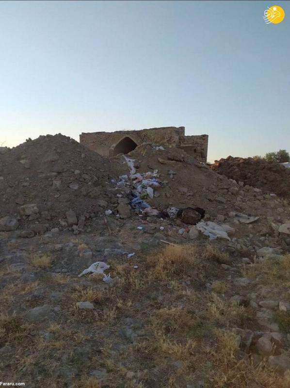 مسجد شاه سلطان حسین به زباله‌دانی تبدیل شد