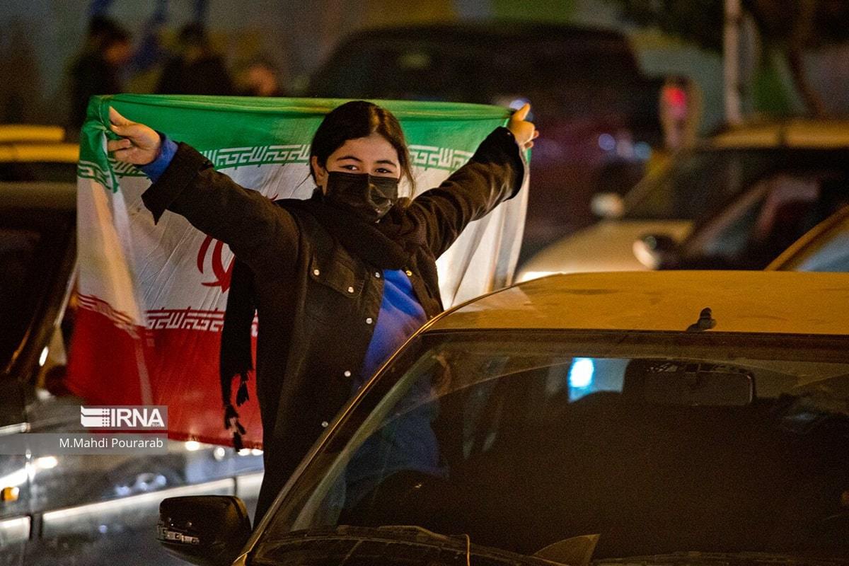 تصاویر متفاوت رسانه‌ها از شادمانی برای برد ایران