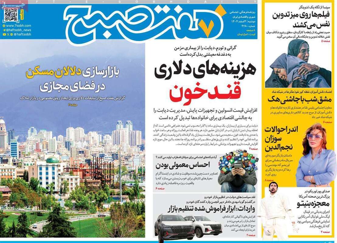 صفحه اول روزنامه‌های سیاسی امروز4 اسفند