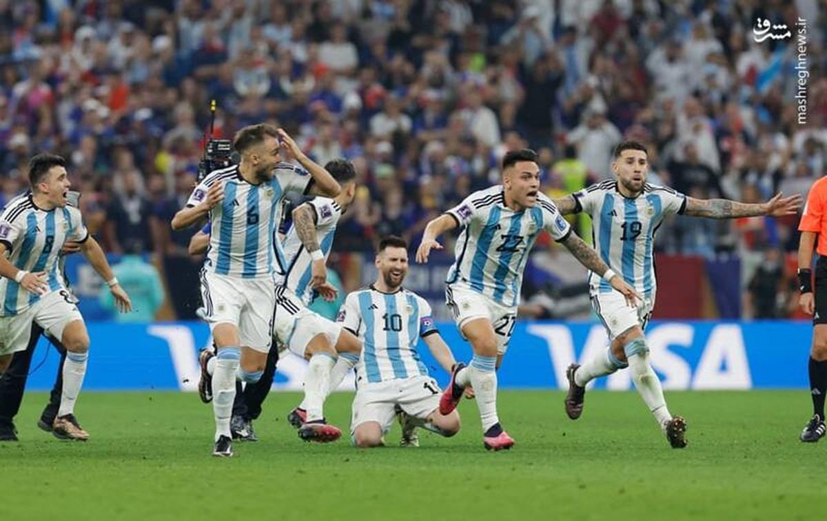 دیدنی‌ترین تصاویر از قهرمانی مسی در جام جهانی