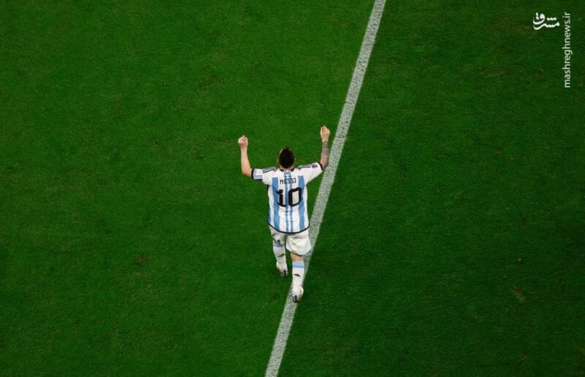 دیدنی‌ترین تصاویر از قهرمانی مسی در جام جهانی