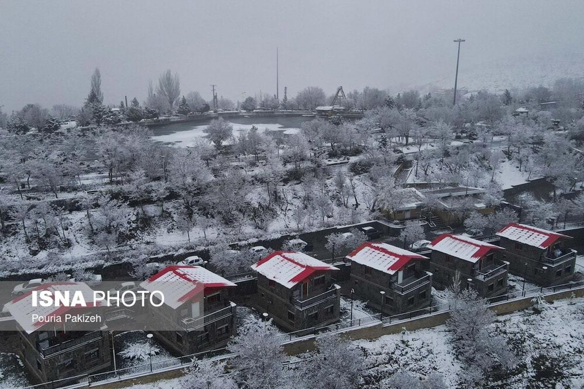 الوند سفیدپوش شد