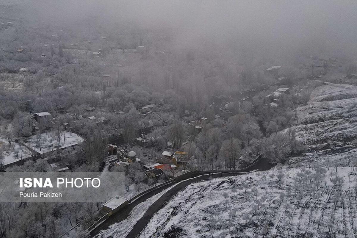 الوند سفیدپوش شد