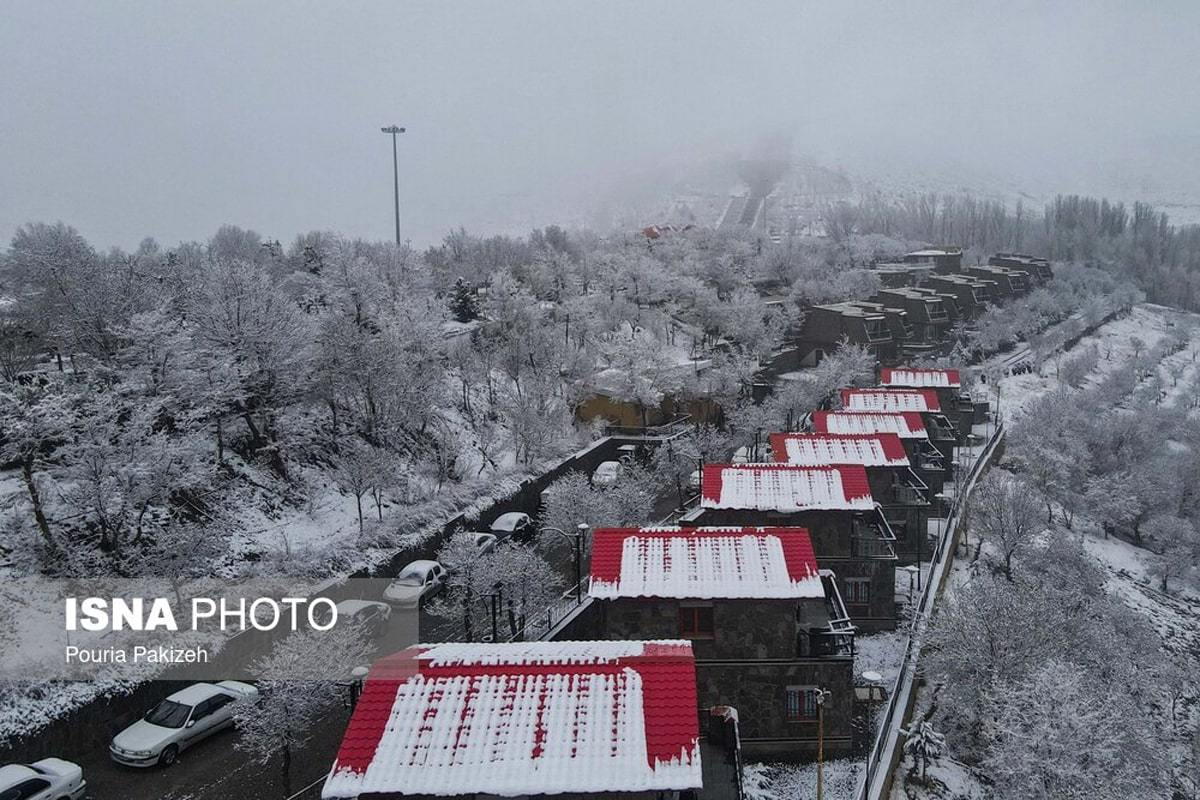 الوند سفیدپوش شد