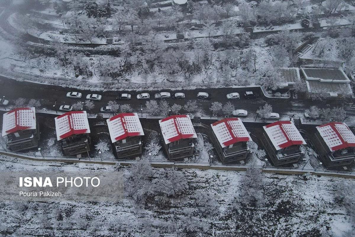 الوند سفیدپوش شد