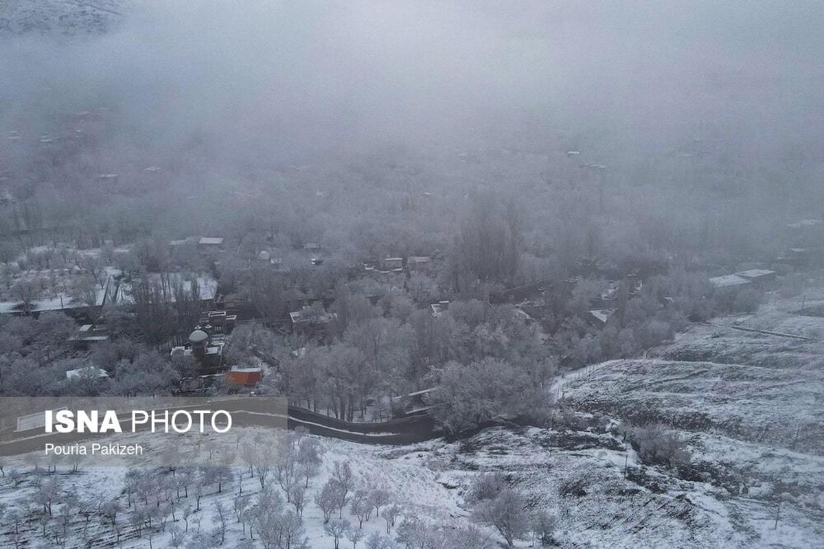 الوند سفیدپوش شد