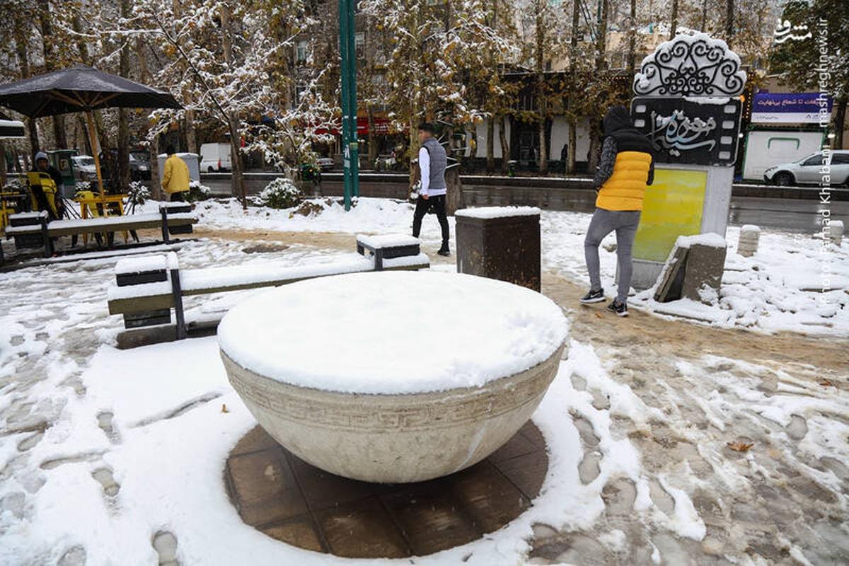 تهران سفیدپوش شد