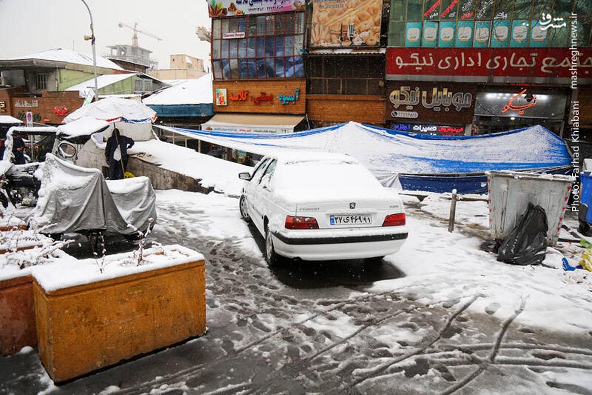 تهران سفیدپوش شد