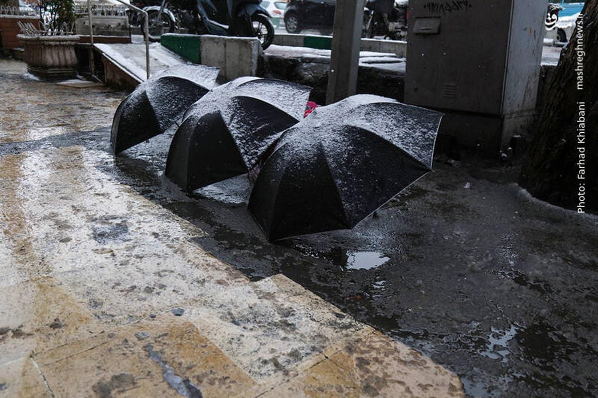 تهران سفیدپوش شد